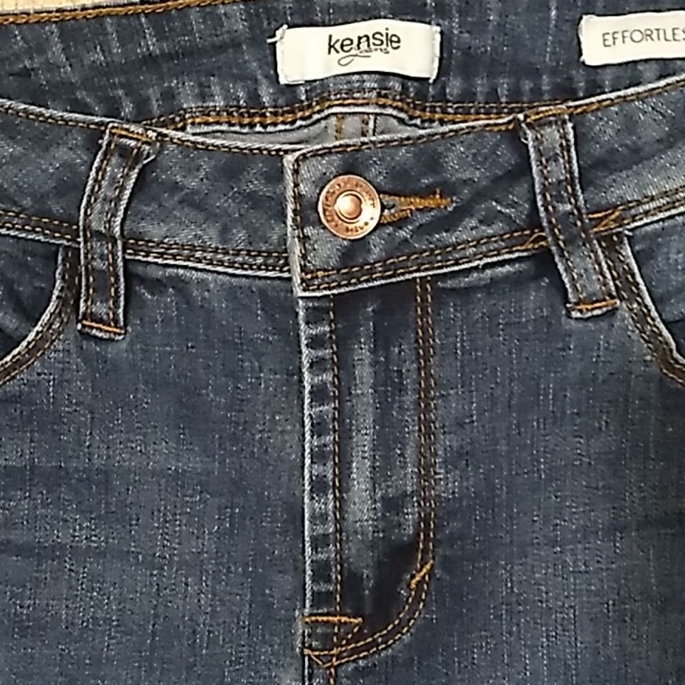 Kensie Skinny Effortless Ankle MI Rise Jeans. - Picture 2 of 10